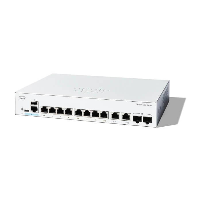 Cisco Catalyst 1200 8-port GE, Ext PS, 2x1G Combo на супер цена