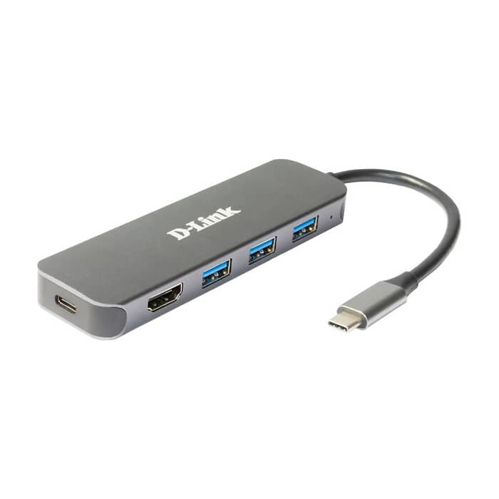 D-Link 5-in-1 USB-C Hub with HDMI/Power Delivery на супер цена от GT Computers D-Link 5-in-1 USB-C Hub with HDMI/Power Delivery на супер цена