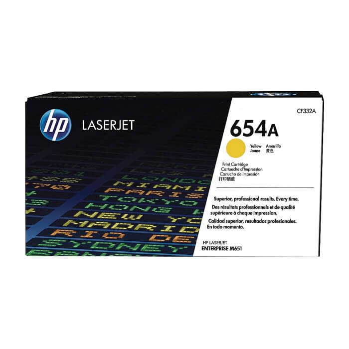 HP 654A Yellow Original LaserJet Toner Cartridge ID 68753 на супер цена
