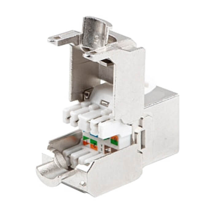 Lanberg keystone module toolless rj45 CAT.7 ftp 180° ID 87014 (тъмнейл - 2)