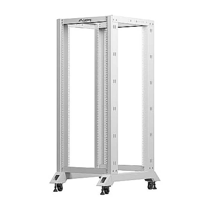 Lanberg open rack 27U 600x800, grey ID 96720 (тъмнейл - 2)