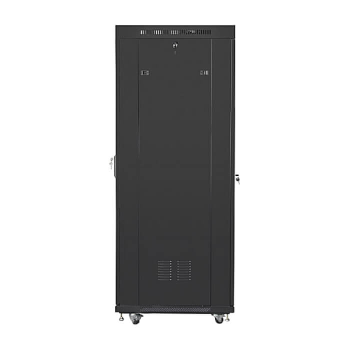 Lanberg rack cabinet 19" free-standing 37U / 600x800 self-assembly flat pack with mesh door LCD, black ID 71916 (тъмнейл - 4)