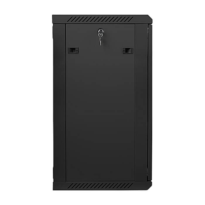 Lanberg rack cabinet 19” wall-mount 18U / 600x450 for self-assembly (flat pack), black ID 71893 (тъмнейл - 4)