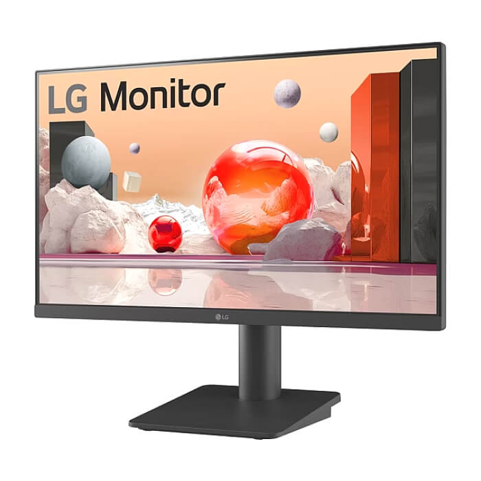 LG 27MS550-B, 27" IPS, 5ms (GtG at Faster), 100Hz, 1000:1, 250 cd/m2, Full HD 1920x1080, NTSC 72% , Speacers 2Wx2, Flicker Safe, Reader Mode, HDMI, Headphone Out, Tilt, Height Adjustable, Black ID 80264 (тъмнейл - 2)