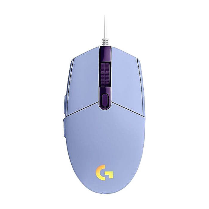 Logitech G102 Mouse, Lightsync RGB, 8000 DPI, 6 Programmable Buttons, Lilac на супер цена