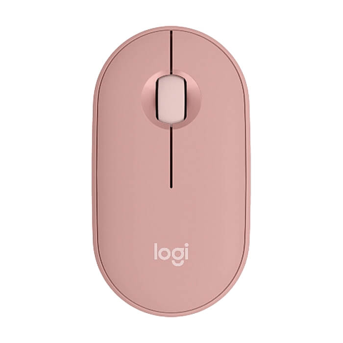 Logitech Pebble Mouse 2 M350s - TONAL ROSE - BT - N/A - EMEA-808 - DONGLELESS на супер цена
