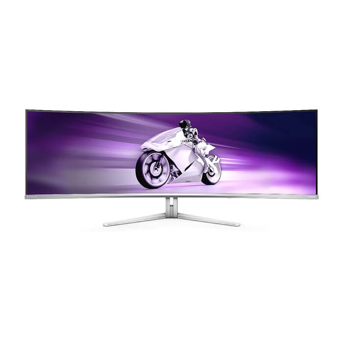 Philips 49M2C8900, 48.8" Curved 1800R QD-OLED, 5120x1440@240Hz, 0.03 GtG, Brightness 1000, 1000000:1, DCR 80M:1, Adaptive Sync, FlickerFree, Low Blue Mode, 7.5Wx4+DTS, Tilt, Height Adjust, Swivel, 2xHDMI, DP, USB hub ID 64894 на супер цена от GT Computers Philips 49M2C8900, 48.8" Curved 1800R QD-OLED, 5120x1440@240Hz, 0.03 GtG, Brightness 1000, 1000000:1, DCR 80M:1, Adaptive Sync, FlickerFree, Low Blue Mode, 7.5Wx4+DTS, Tilt, Height Adjust, Swivel, 2xHDMI, DP, USB hub ID 64894 на супер цена