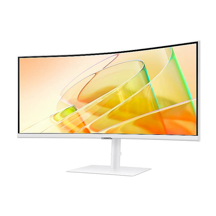 Samsung 34A650 34" Curved VA 3440x1440 5ms 100Hz DP HDMI USB 3.0 Speakers Thunderbolt White ID 64834 (тъмнейл - 2)