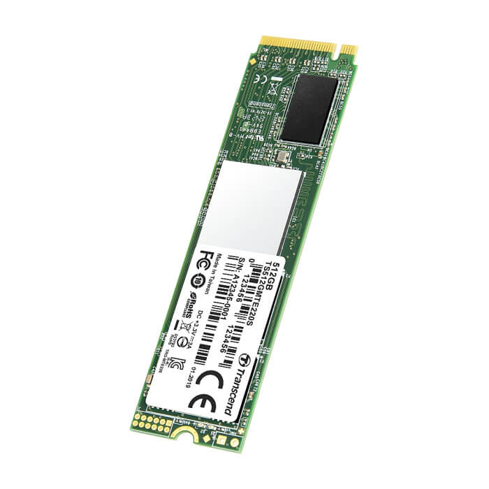Transcend 512GB, M.2 2280, PCIe Gen3x4, M-Key, 3D TLC, with Dram ID 73334 (тъмнейл - 2)