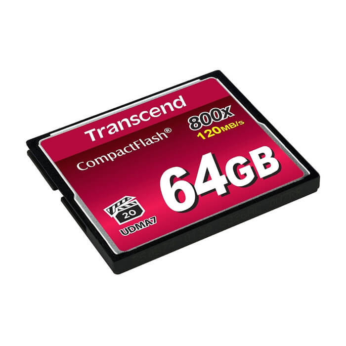 Transcend 64GB CF Card (800x) ID 74017 (тъмнейл - 2)