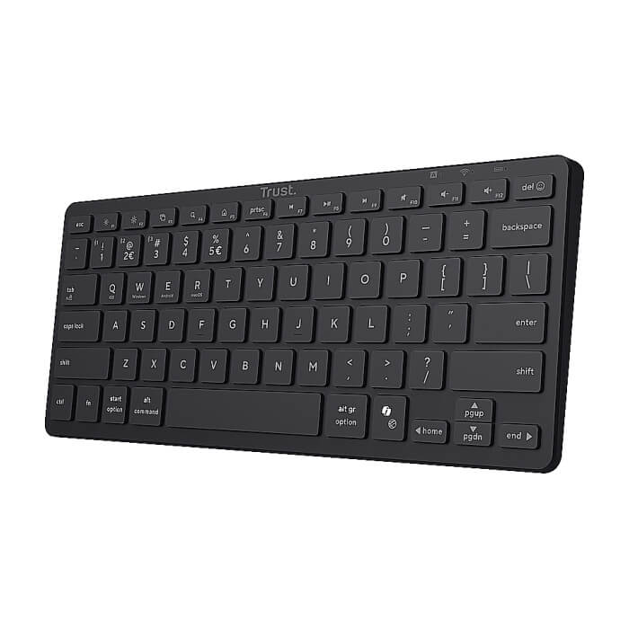 TRUST Nado II Multidevice Bluetooth Keyboard US (тъмнейл - 2)