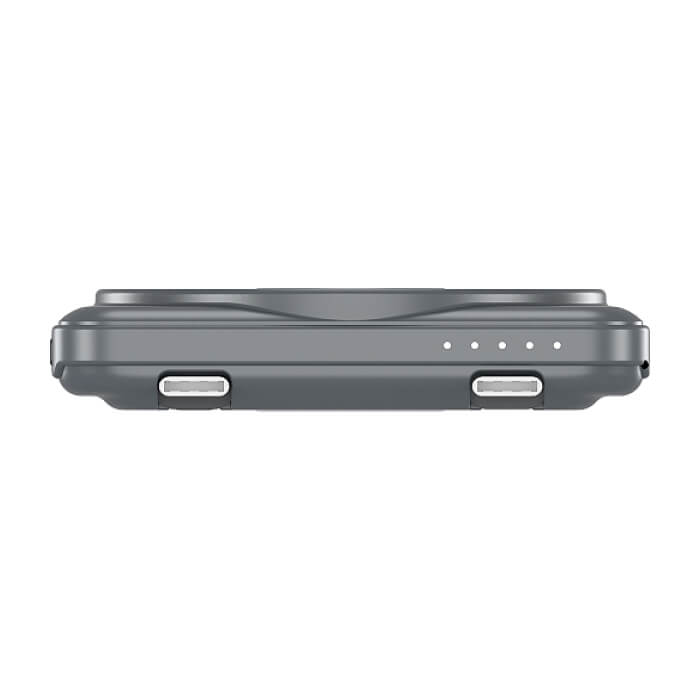 Verbatim Charge 'n' Go 2C Power Bank Magnetic Wireless 5000mAh with 2 USB-C Cables & Stand Grey ID 97028 (тъмнейл - 5)