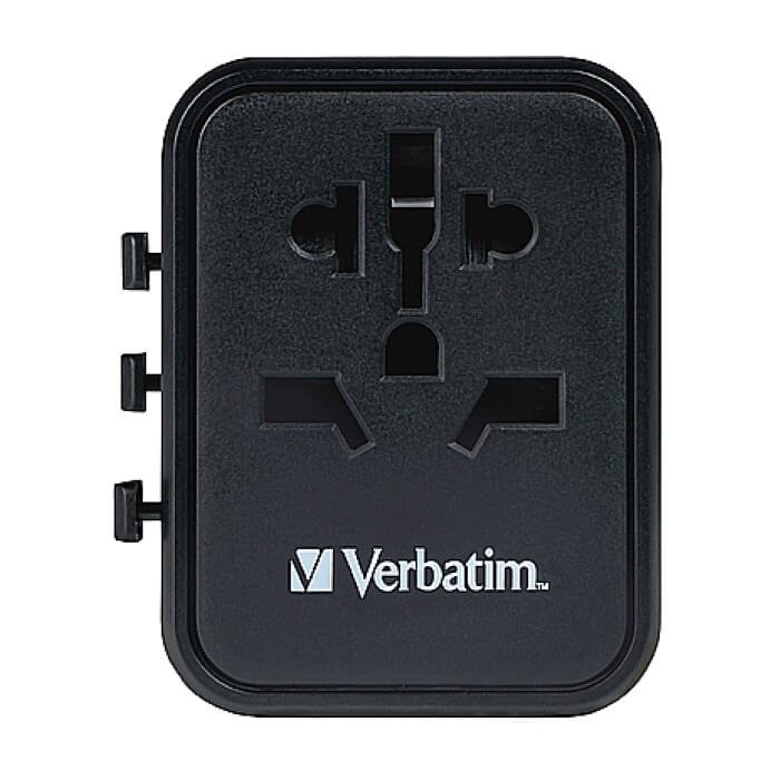 Verbatim UTA-01 Universal Travel Adapter with 2 x USB-A ports (тъмнейл - 3)