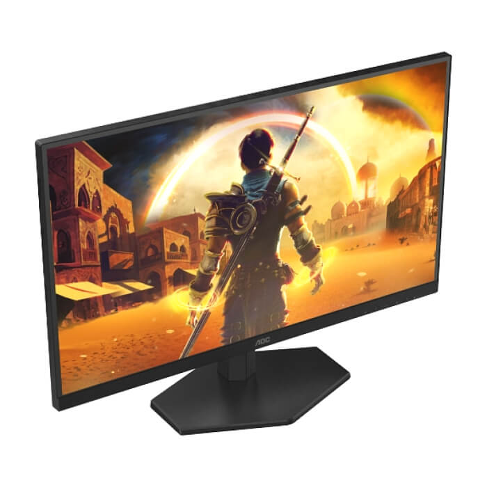 AOC Q27G42XNE, 27" Fast VA WLED, 2560x1440@180Hz, 1ms GtG, 0.5ms MPRT, 300cd m/2, 5000:1, 80M:1 DCR, Adaptive Sync, FlickerFree, Low Blue Light, 2Wx2, Tilt, 2xHDMI, DP ID 88628 (тъмнейл - 4)