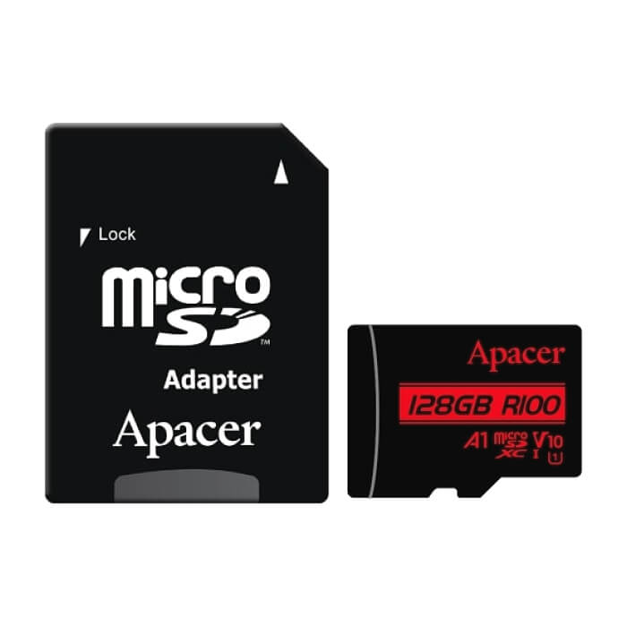 Apacer 128GB microSDHC/SDXC UHS-I U1 V10 A1 (1 adapter) ID 89382 (тъмнейл - 2)