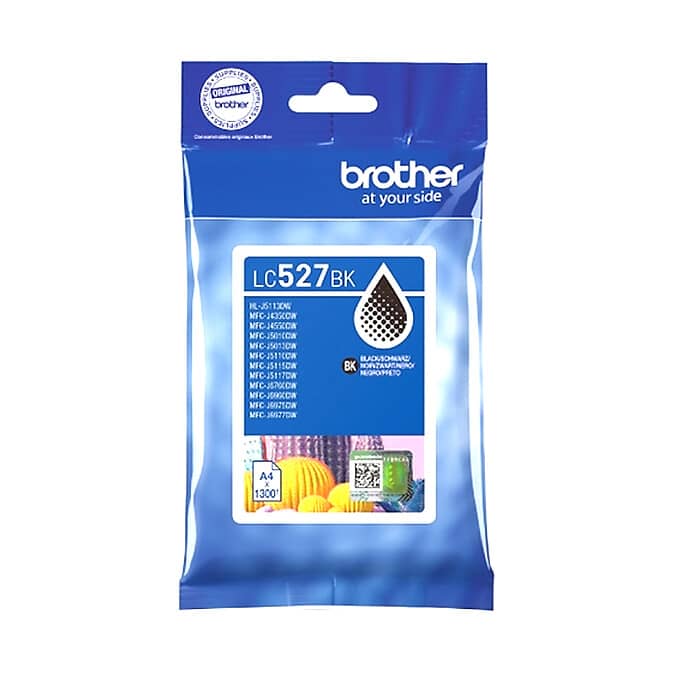 Brother LC527BK Black Ink Cartridge for MFCJ5010DW/MFCJ5110DW - 1300 page yield ID 99408 на супер цена