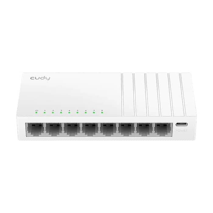 Cudy FS108D 8-Port 10/100 Mbps Desktop Switch, 8 10/100M RJ45 Ports, Desktop Plastic Case на супер цена от GT Computers Cudy FS108D 8-Port 10/100 Mbps Desktop Switch, 8 10/100M RJ45 Ports, Desktop Plastic Case на супер цена
