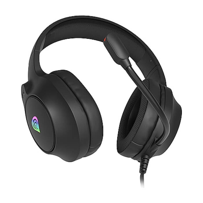 Genesis Headset Neon 213 With Microphone RGB Illumination Black ID 92369 (тъмнейл - 4)