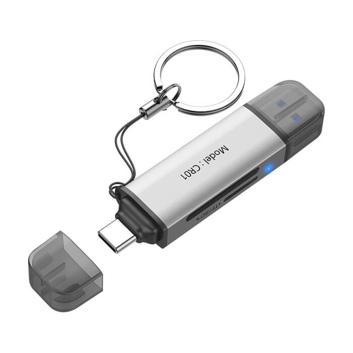 HIKSEMI Card Reader, USB 3.0 and Type-C, SD cards and TF cards ID 63322 (тъмнейл - 3)