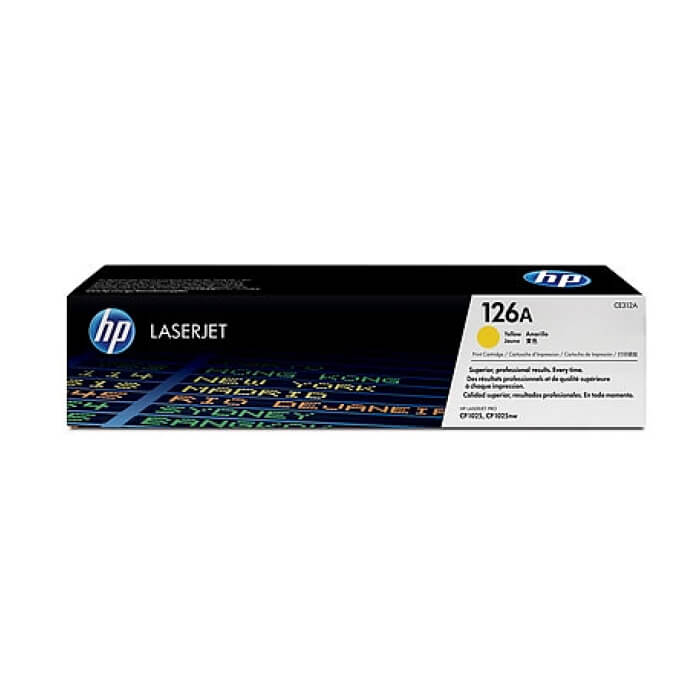HP 126A Yellow LaserJet Toner Cartridge ID 68876