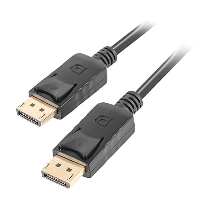 Кабел - Lanberg display port M/M cable 1m 4K ,black ID 72586 на супер цена от GT Computers Кабел - Lanberg display port M/M cable 1m 4K ,black ID 72586 на супер цена