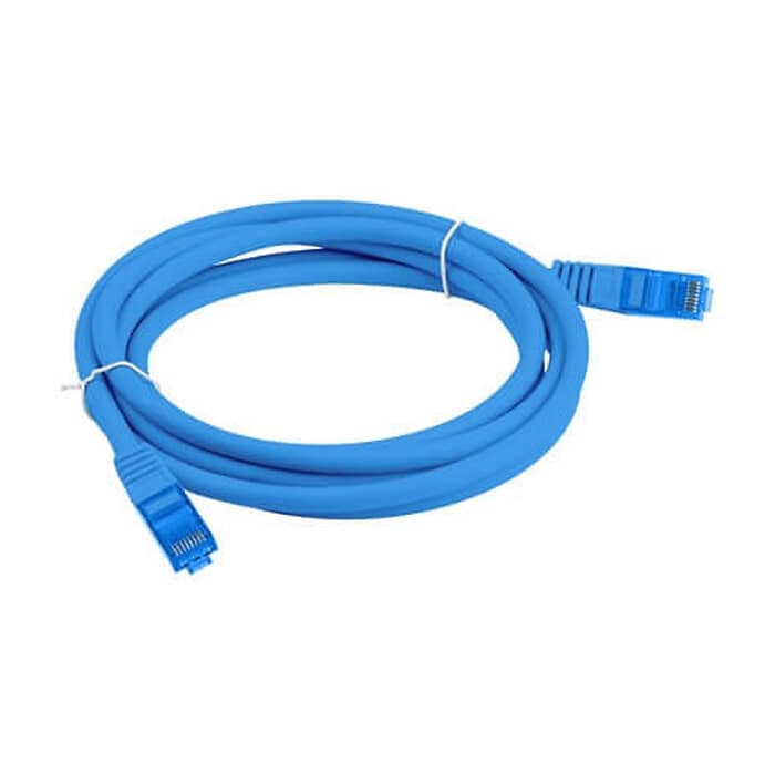 Кабел - Lanberg patch cord CAT.6A FTP LSZH CCA 1.5m Fluke Passed, blue ID 72349 (тъмнейл - 3)