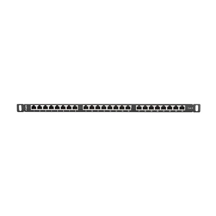 Lanberg patch panel 24 port 0.5U CAT.6 shielded, black ID 62857 на супер цена от GT Computers Lanberg patch panel 24 port 0.5U CAT.6 shielded, black ID 62857 на супер цена