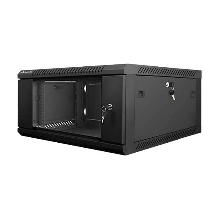 Lanberg rack cabinet 19” wall-mount 4U / 600x600 for self-assembly (flat pack), black ID 71887 (тъмнейл - 3)