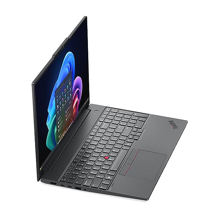 Lenovo ThinkPad E16 G4, Intel Core Ultra 5 325 (up to 3.40GHz, 12MB), 16" WUXGA, 32GB, 512GB SSD, Intel Graphics, BT 5.4,Wi-Fi 7 2x2 BE, Wired Ethernet, FPR, 1080PFHD Hybrid, 4 Cell, 65W, DOS, 3YR Onsite (тъмнейл - 3)