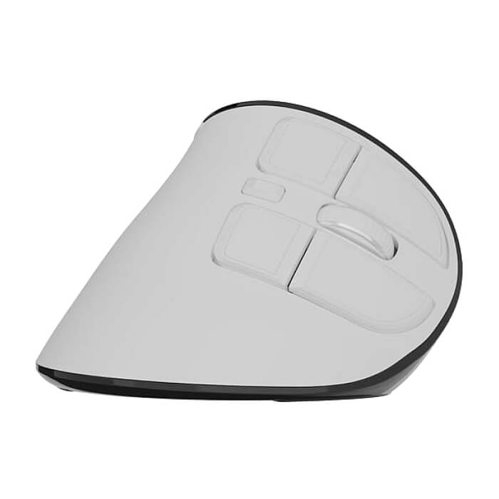 Natec Euphonie Vertical Mouse PRO Wireless BT 5.0, 4000DPI Silent, Programmable, White на супер цена