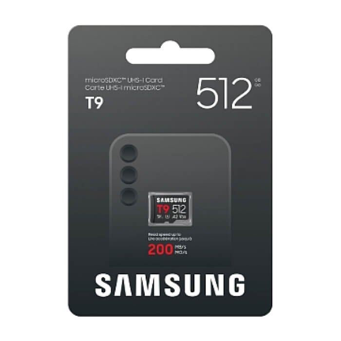 Samsung 512GB micro SD Card T9 UHS-I Read 200MB/s - Write 130MB/s Class 10 U3 V30 A2 ID 98080 (тъмнейл - 4)