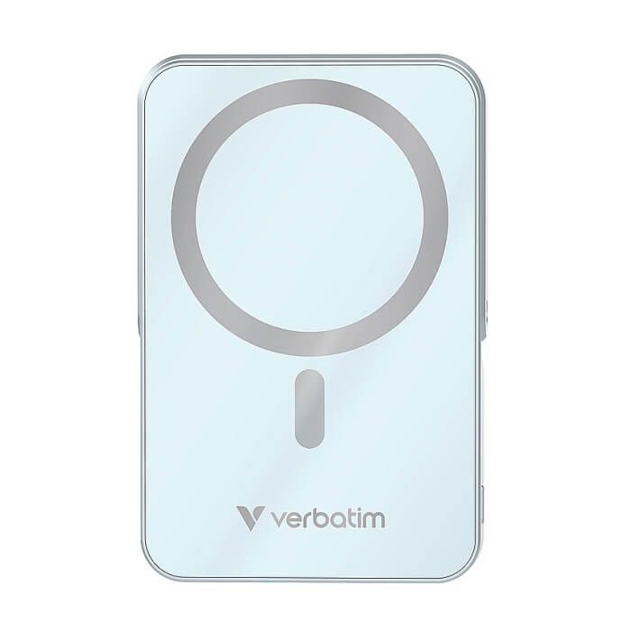 Verbatim Charge 'n' Go Power Bank with Stand Magnetic Wireless 10000mAh Blue ID 85388 на супер цена