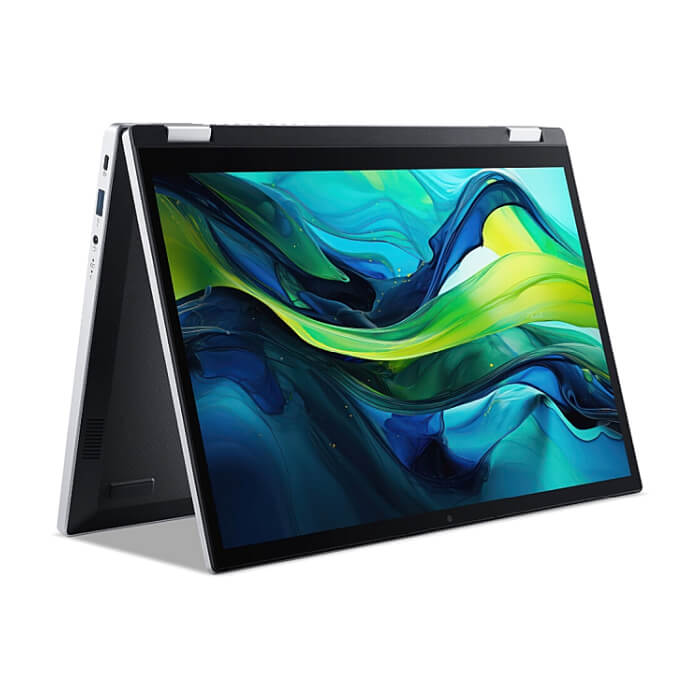 Acer Aspire Go Spin 14, AGSP14-31PT-3593, Intel i3 N355( up to 3.9GHz, 6MB), 14'' WUXGA (1920x1200) IPS Touch (pen supportive), 8GB DDR5 on board, SSD 256GB, HD Web cam, ID 96993 (тъмнейл - 3)