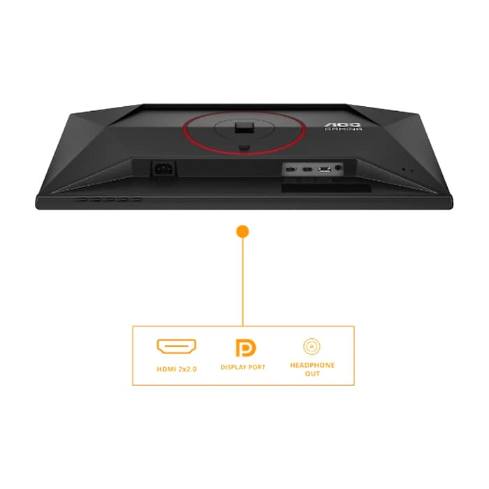 AOC 25G4ZR, 24.5" Fast IPS WLED, 1920x1080@260Hz (OC, Native 240Hz), 1ms GtG, 0.5ms MPRT, 300cd m/2, 1000:1, 80M:1 DCR, Adaptive Sync, FlickerFree, Anti Blue Light, Tilt, Heig ID 99515 (тъмнейл - 3)