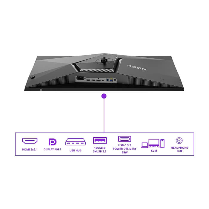 AOC AG326UZD2, 31.5" QD-OLED, 3840x2160@240Hz, 0.03ms GtG, 250cd m/2 (SDR), 1000cd m/2 (HDR), 1.500.000:1, 80M:1, Adaptive Sync, FlickerFree, LowBlue Mode, 8Wx2, Tilt, Height ID 97299 (тъмнейл - 5)
