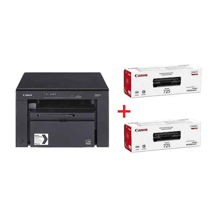 Canon i-SENSYS MF3010 Printer/Scanner/Copier + 2x Canon CRG-725 ID 96119 (тъмнейл - 2)