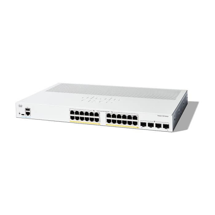 Cisco Catalyst 1300 24-port GE, PoE, 4x1G SFP (тъмнейл - 2)