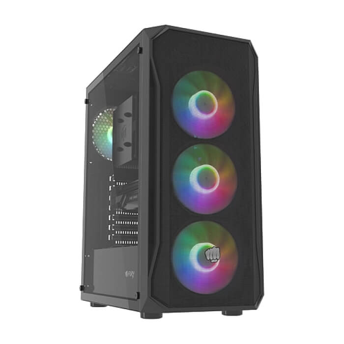 Fury PC Case Shobo SH4F RGB Midi Tower, Window, Black ID 63633 на супер цена