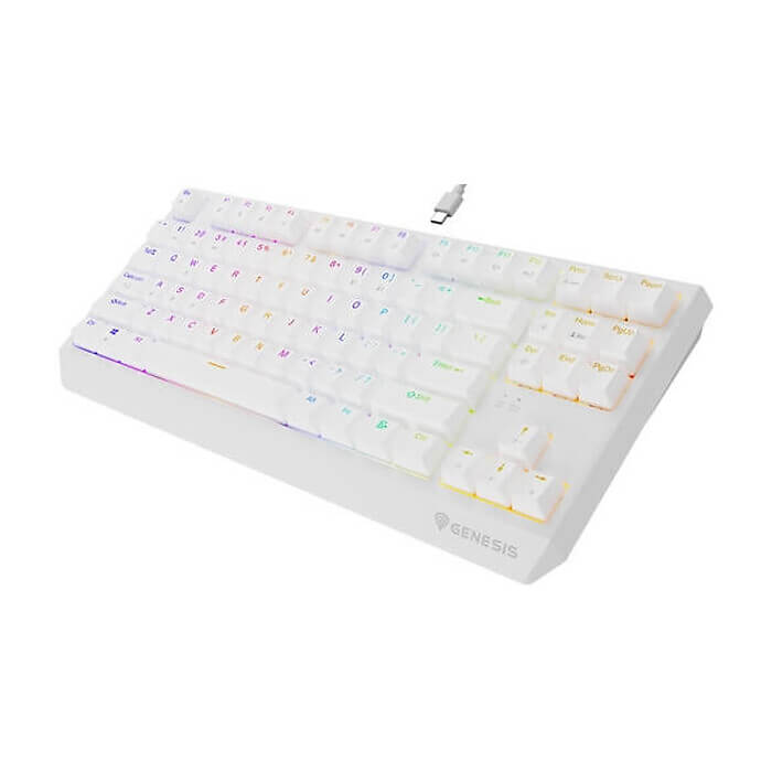 Genesis Gaming Keyboard Thor 230 TKL US RGB Mechanical Outemu Red White Hot Swap (тъмнейл - 4)