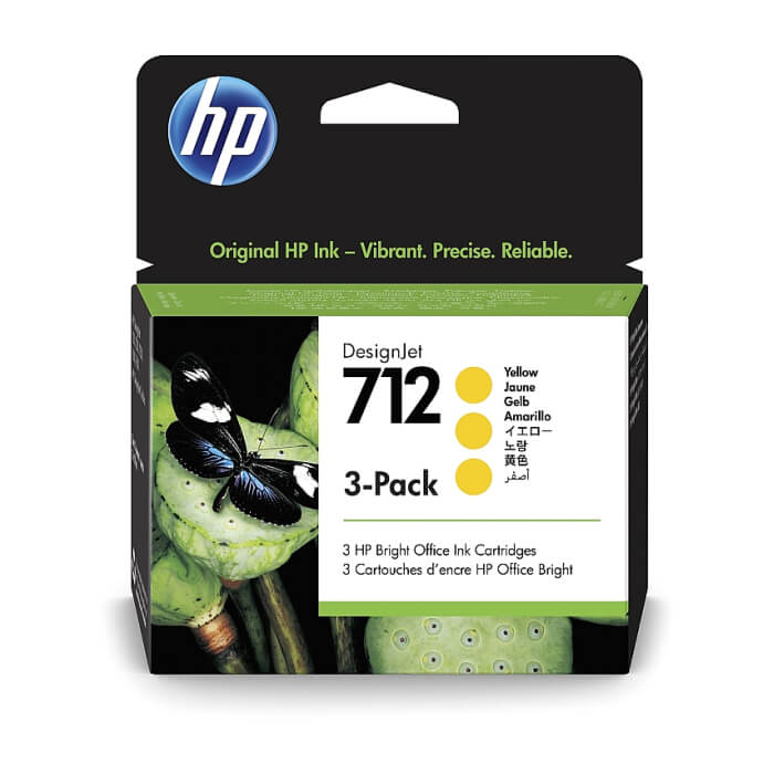HP 712 Yellow Ink Cartridge 3-Pack ID 70160 на супер цена