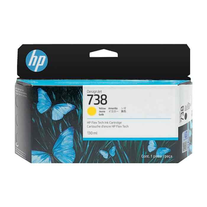 HP 738 130-ml Yellow DesignJet Ink Cartridge ID 78022 на супер цена