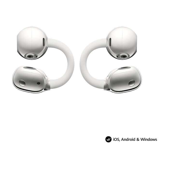 Huawei FreeClip 2 Robin-T10 White ID 95157 (тъмнейл - 2)