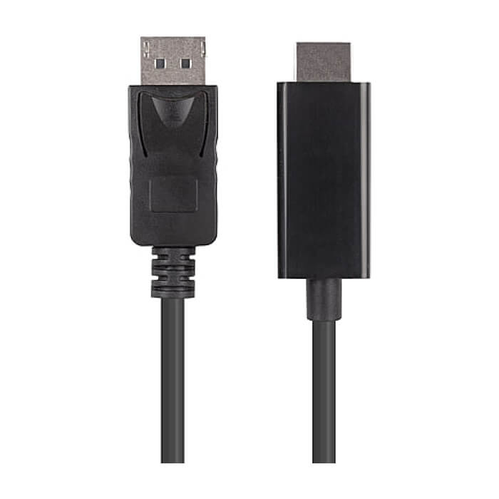 Кабел - Lanberg display port (M) V1.1 -> HDMI (M) cable 1m, black ID 72574