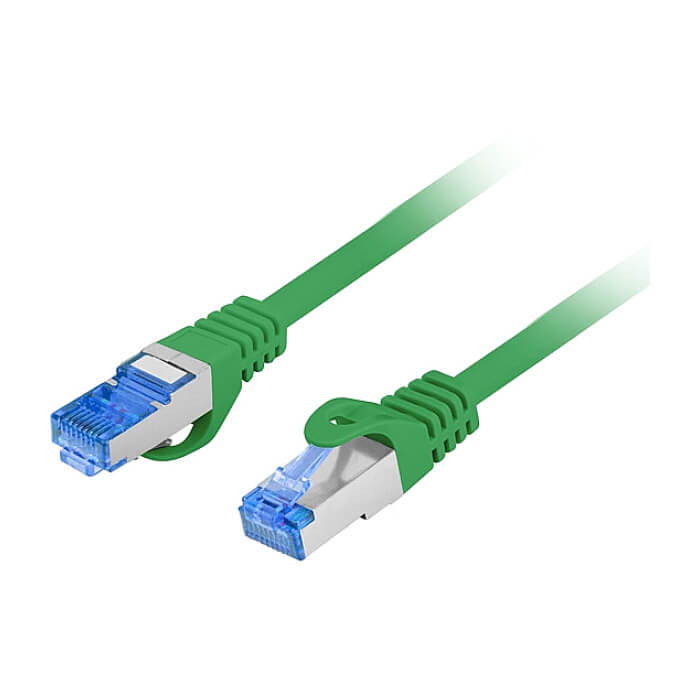 Кабел - Lanberg patch cord CAT.6A FTP LSZH CCA 5m Fluke Passed, green ID 72333 (тъмнейл - 2)