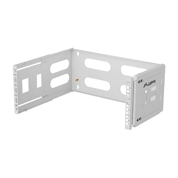Lanberg Folding Bracket, wall-mount 19" 4U 497x400/240, Grey (тъмнейл - 4)