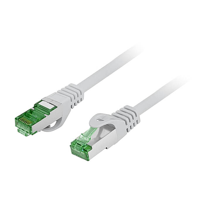Lanberg patch cord CAT.7 S/FTP LSZH CU 3m, grey ID 91677 (тъмнейл - 2)