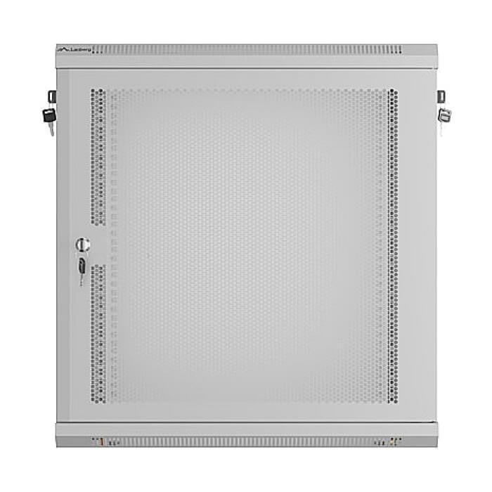 Lanberg rack cabinet 19" wall-mount 12U/600x450 with perforated door grey (flat pack) ID 87617 на супер цена от GT Computers Lanberg rack cabinet 19" wall-mount 12U/600x450 with perforated door grey (flat pack) ID 87617 на супер цена