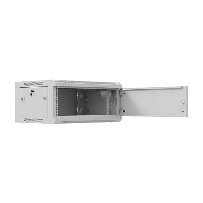 Lanberg rack cabinet 19" wall-mount 4U / 600x450 for self-assembly (flat pack), grey ID 92945 (тъмнейл - 5)