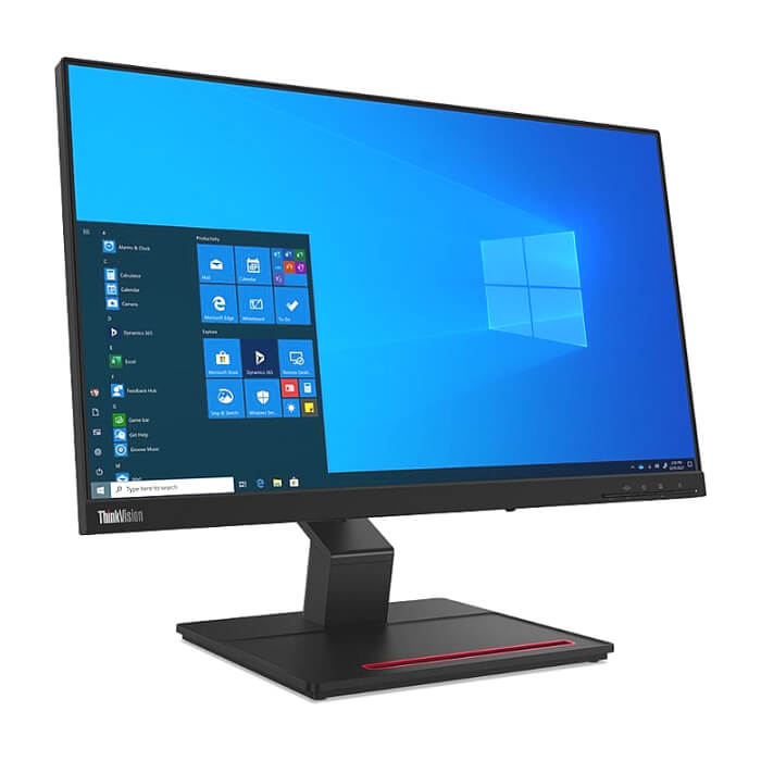 Lenovo ThinkVision T24t-20 23.8" Multi-touch, IPS, 1920x1080, AG, 16:9, 60Hz, 1000:1, 4ms, HDMI, DP, USB-C, Tilt, Height Adjust Stand, 3Y ID 79409 (тъмнейл - 2)