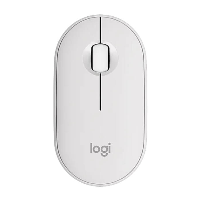 Logitech Pebble Mouse 2 M350s - TONAL WHITE - BT - N/A - EMEA-808 - DONGLELESS на супер цена